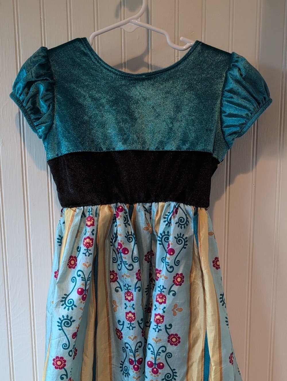 Little Adventures Girls Teal and Black Princess Costume Dress - Anna-Inspired - Picture 6 of 10